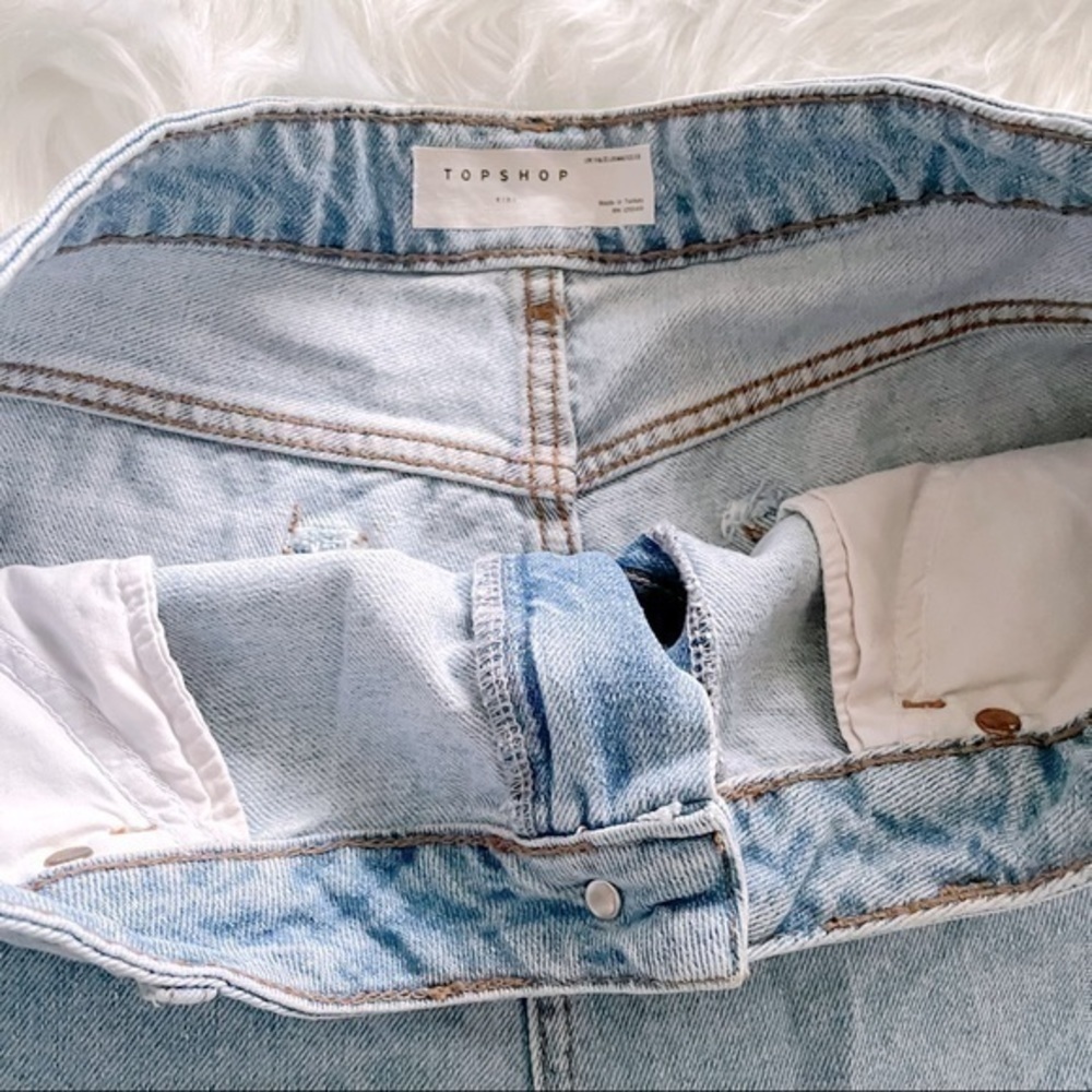 Topshop Denim Shorts - Picture 5 of 6